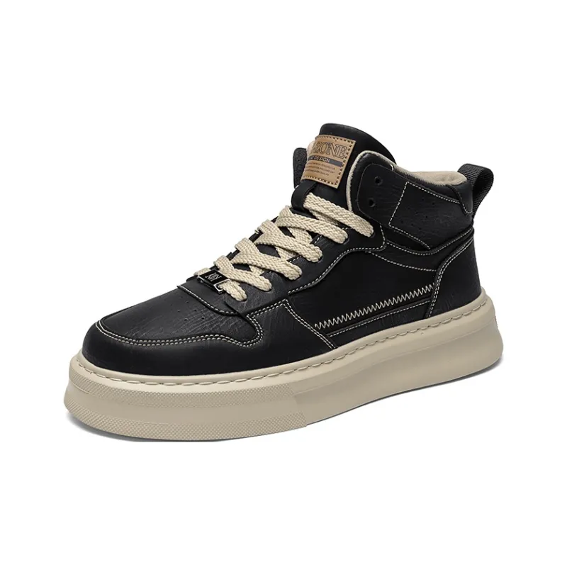 X-ZONE Anti-Slip And Wear-Resistant Height Increasing High-Top Skateboard Shoes Men's-8
