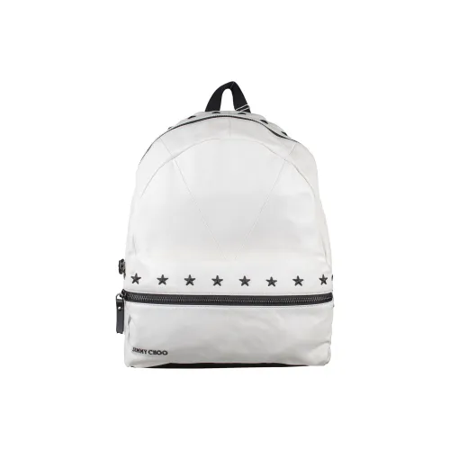 Jimmy Choo Leather Backpack Men's White