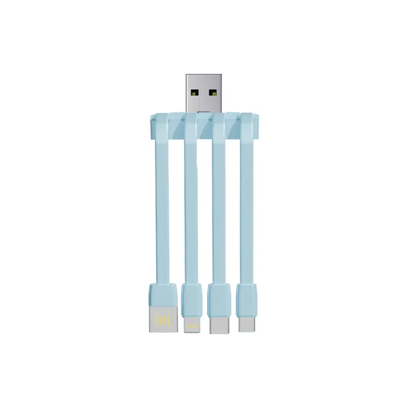 Niurui 1 to 4 Cable Approx. 9cm All in one Built in Cable Power Bank With Spare Cable-3
