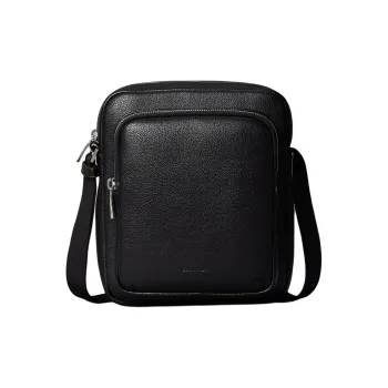 CALVIN KLEIN Polyurethane Reporter Bag Shoulder Bag Crossbody Bag Micro Men's Black