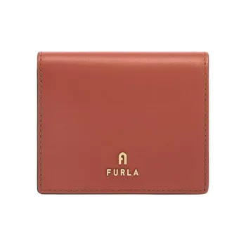 Furla Luna Calfskin Wallet Women's Orange