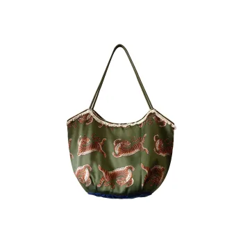 The HOUSE Yimazato Fabric Shoulder Bag Unisex Green
