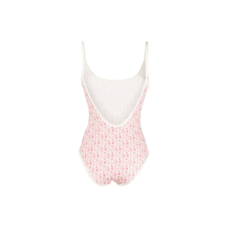 Moncler Logo print Scoop back Swimsuit-1