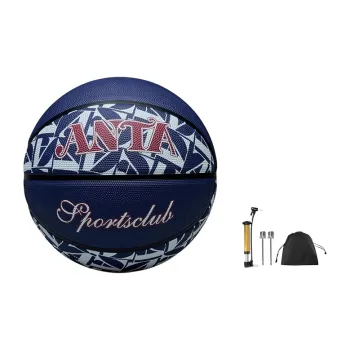 Anta Rubber Basketball Blue Size 7 Ball Training Unisex