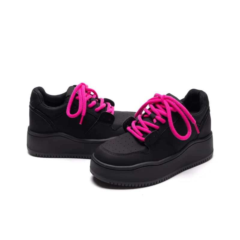 KODI Anti Slip And Wear Resistant Height Increasing Low Top Skateboard Shoes Women's-32