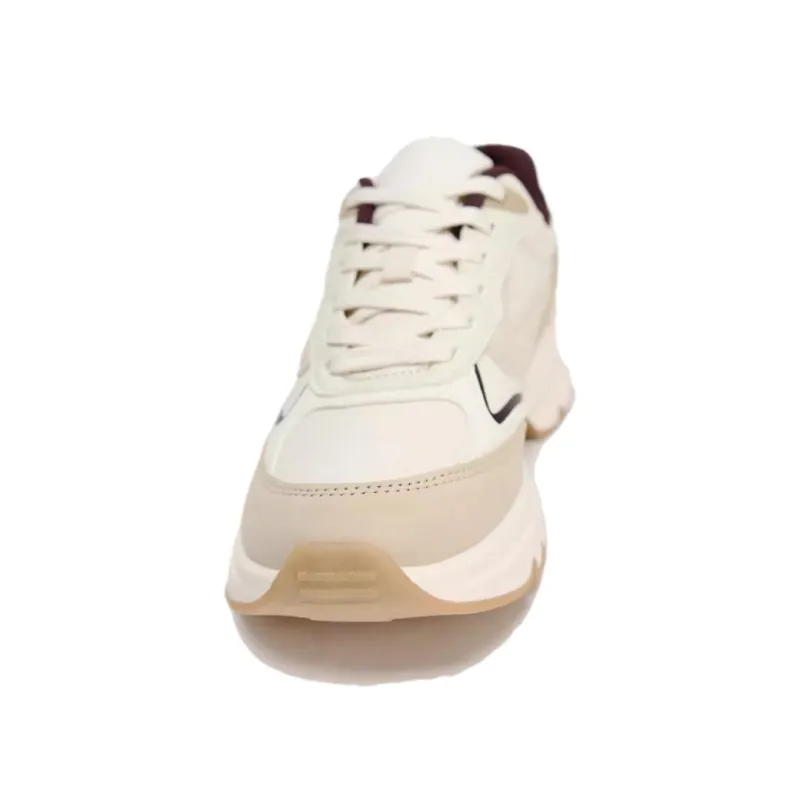 ZARA Low Top Chunky Sneakers Women's Beige-2