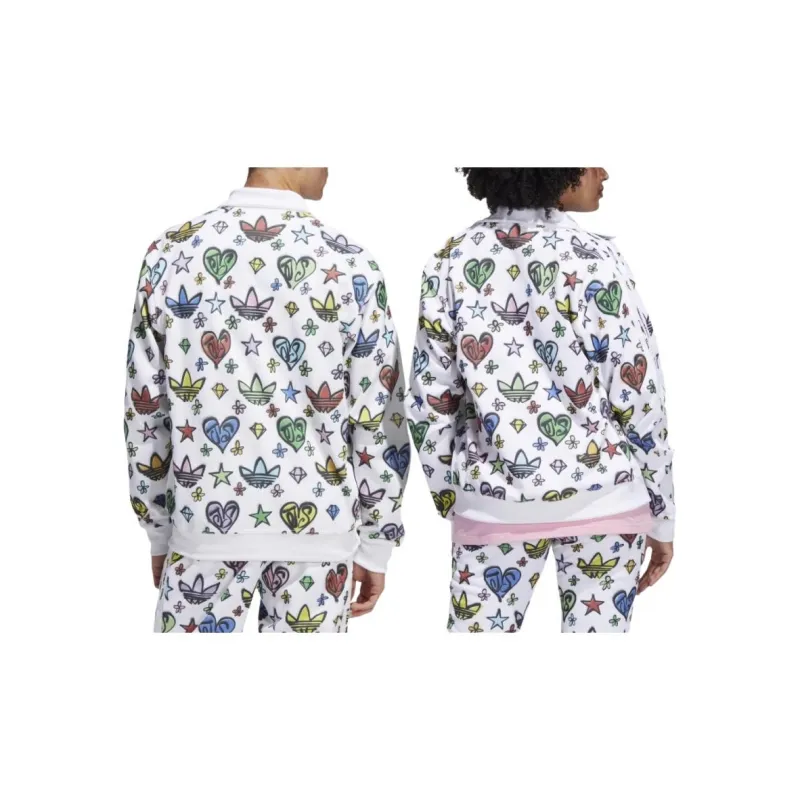 Adidas Originals JEREMY SCOTT FIREBIRD Jackets Unisex White-4