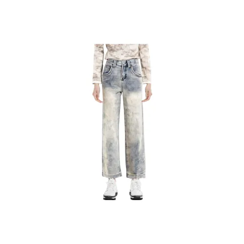 Incolore Jeans Women's Gray Blue