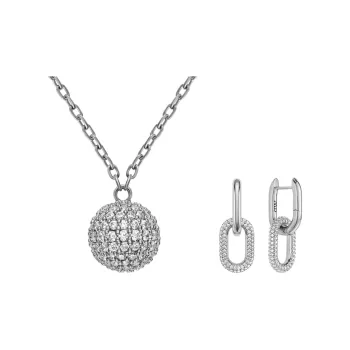 Daniel Wellington Alloy Necklace & Stud Earrings Set Women's