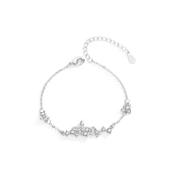 WANLIACC Alloy Butterfly Garden Bracelet Women's