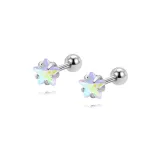 Sparkling Star Stud Earrings[Multicolor]