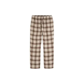 Hollister Pajama Pants Men's Tan Plaid