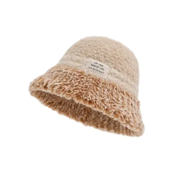 FREE RABBITⅡ Fall And Winter Face Framing Beanie Windproof Warm Ear Protection Bucket Hat Women's