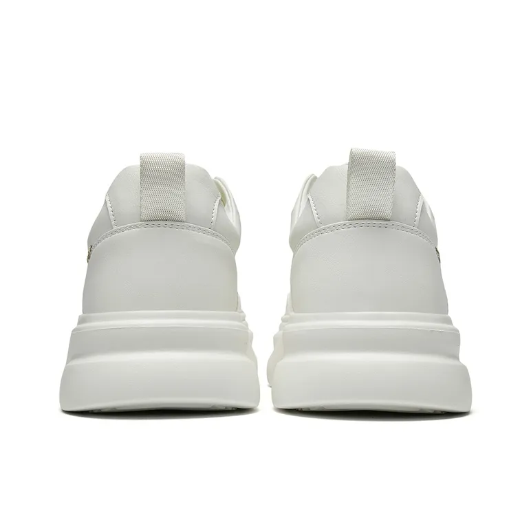 AOKANG Air Force One Series Skateboard Shoes Men Low Top Black, White-10