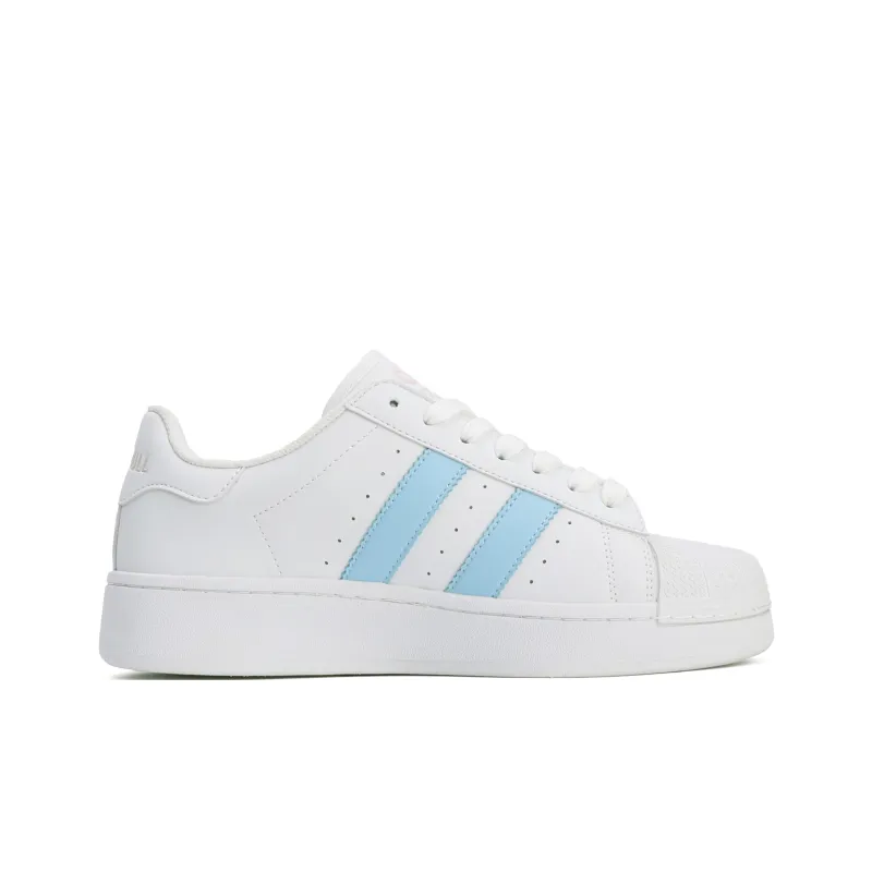 GLO BULL Skateboard Shoes Women's Low Top Comic Blue-1