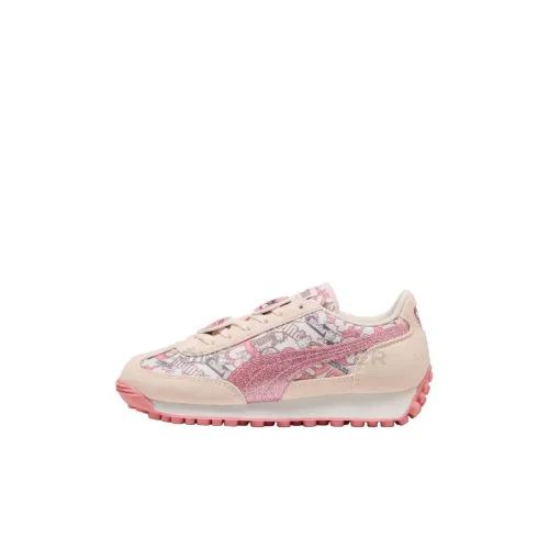 Hello Kitty x PUMA Easy Rider Anti Slip Wear Resistant Low Top Kids Lifestyle Shoes Pink White Teenagers