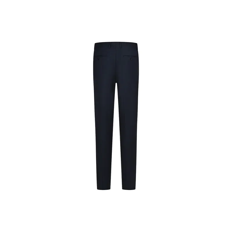 RARE Suit Trousers Men's Navy Blue-2
