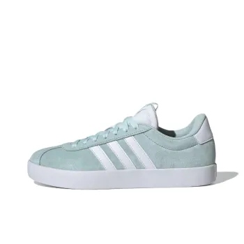 Adidas VL COURT 3.0 Anti Slip Wear Resistant Low Top Skateboard Shoes Women's Green White