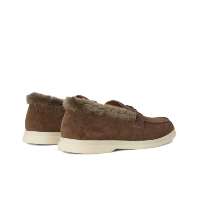 Loro Piana Summer Charms Walk Loafers Women's Brown-3