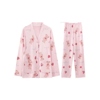 Lan Miao Pajama Set Women's Pink