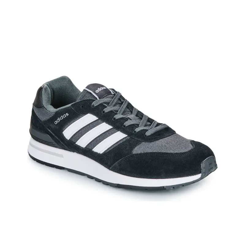 Adidas Run 80s Anti Slip Wear Resistant Low Top Casual Shoes Men's Black-2