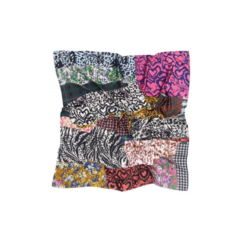 Bimba Y Lola Patchwork Scarf-1