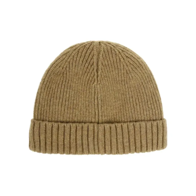 BARBOUR Logo Patch Knitted Beanie-2