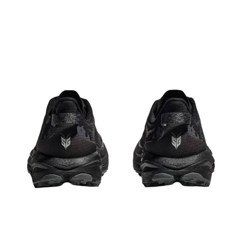 HOKA ONE ONE SPEEDGOAT 6 Slip Resistant Shock Absorbers Low Top Kids' Running Shoes Black Teenagers-4
