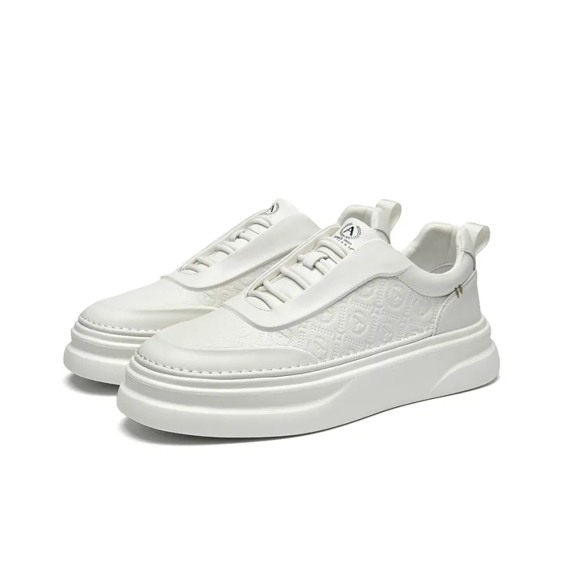 AOKANG Air Force One Series Skateboard Shoes Men Low Top Black, White-20