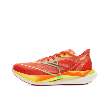 PEAK Cushioning Coverage Rebound Wear Resistant Anti Rollover Slip Resistant Running Shoes Men's Red Orange