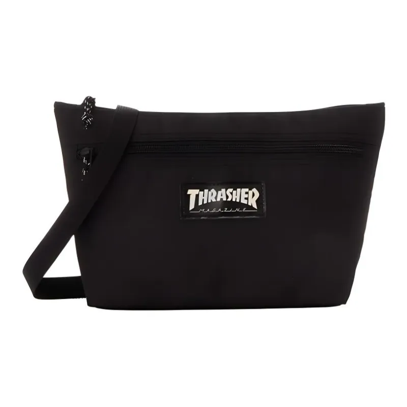 Thrasher Polyester Shoulder Bag Crossbody Bag Regular Unisex Black-0