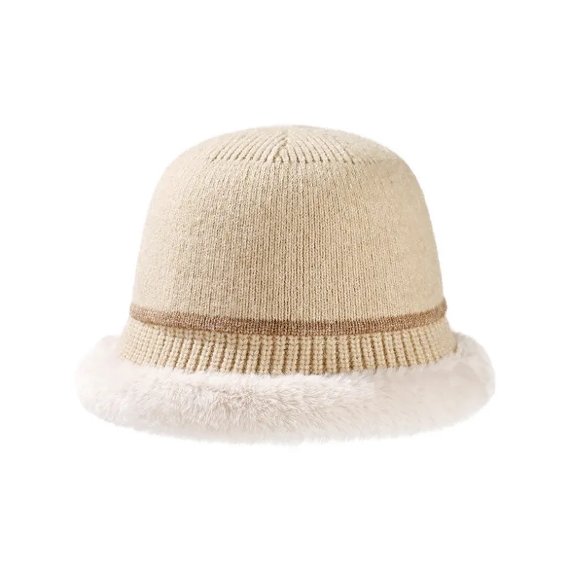 CARDANRO Knitted Fabric Blend Beanies Women's-4