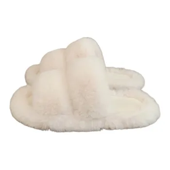 Thin Strips Cotton Slippers Women's