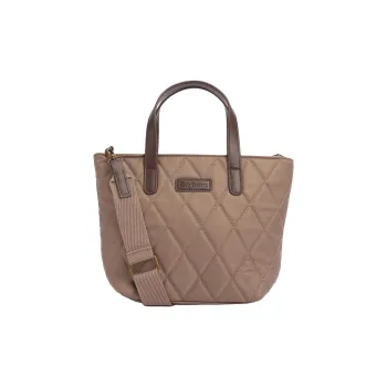 BARBOUR Nylon Tote Bag Shopping Bag Shoulder Bag Crossbody Bag Handbag Mini Women's Brown