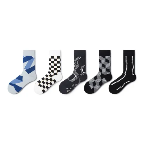 Primeet Men Mid-Calf Socks