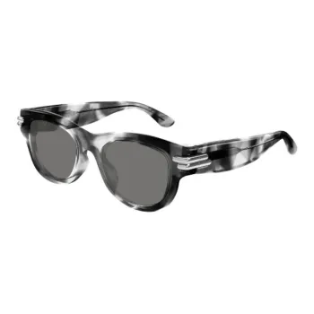 Bottega Veneta Oval Frame Sunglasses