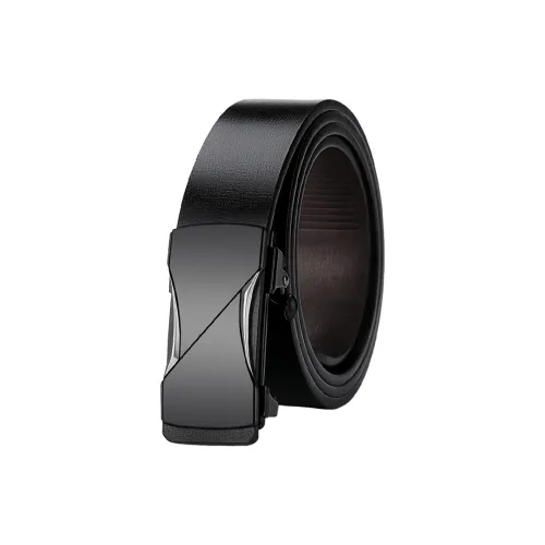 YUZHAOLIN Cow Leather Leather Belts Men's 3.3cm