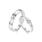 Princess and Knight Couple Rings