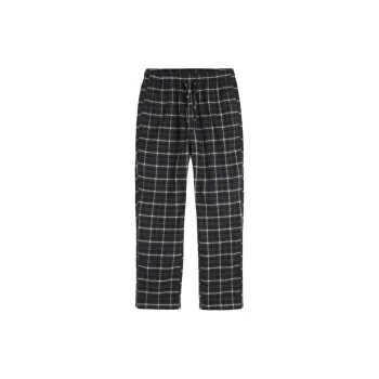 Hollister Pajama Pants Men's Dark Gray Check