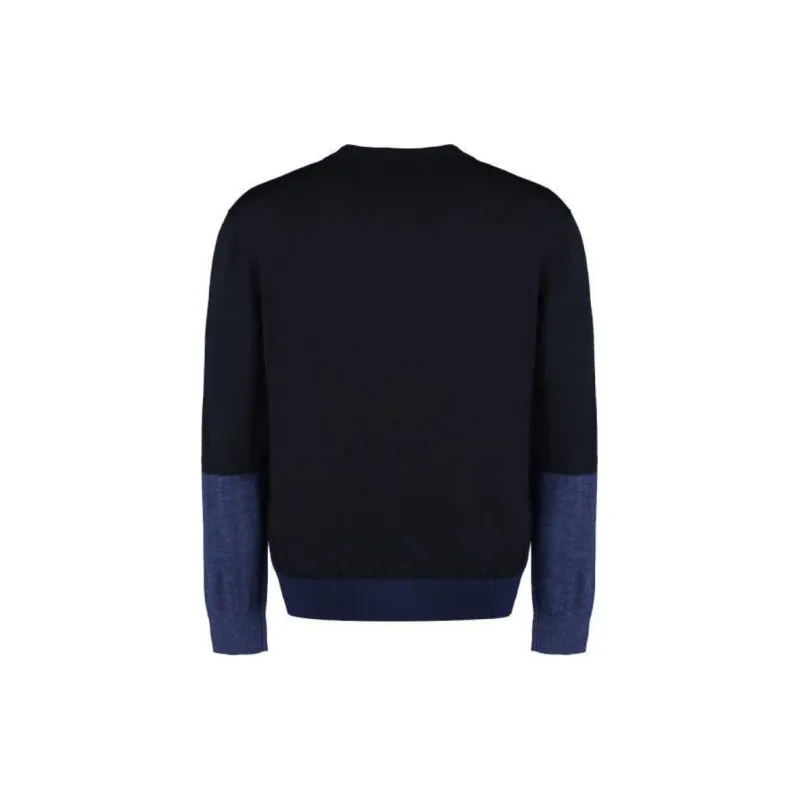 EMPORIO ARMANI Colour Block Crewneck Jumper-1