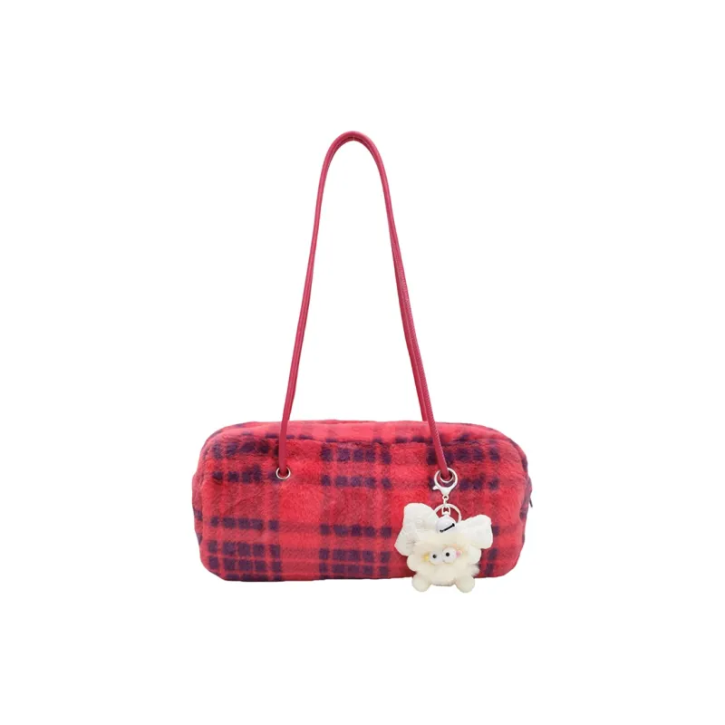 Yalu Plush Shoulder Bag Regular Women's Multicolor-4