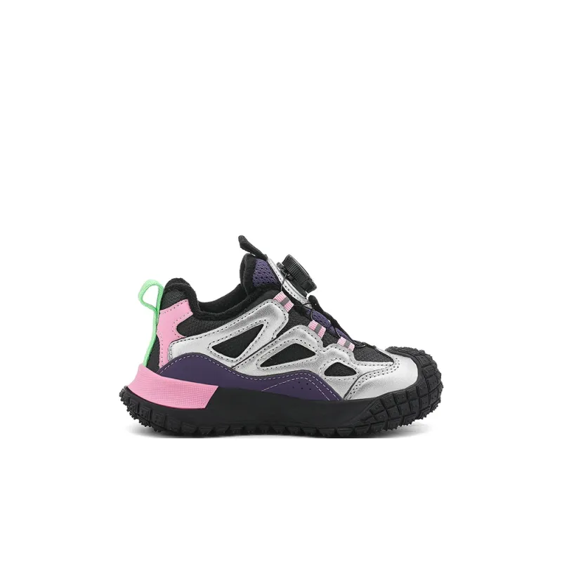 Jeep Low Top Kids Lifestyle Shoes Star Diamond Silver Pink Purple Kids'-1