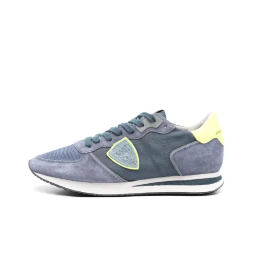 PHILIPPE MODEL Low Top Casual Shoes Men's Indigo