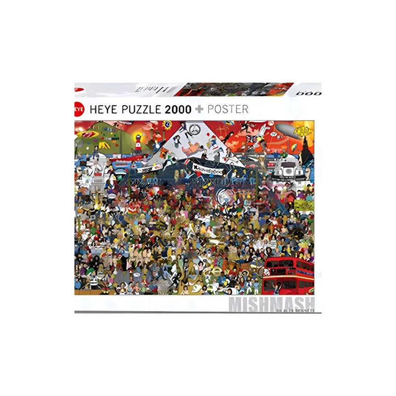 HEYE Historical Records Collection UK Music History Puzzles 2000pcs 29848-2