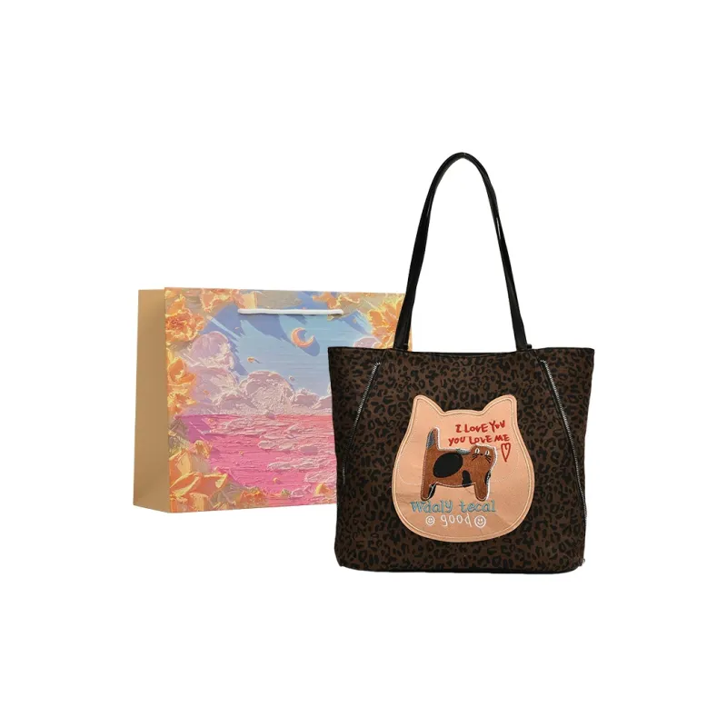 BRINCH PU Tote Bag Shoulder Bag Regular Women's Multicolor-0