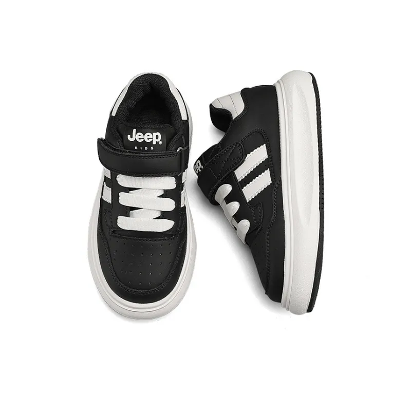 Jeep Slip Resistant Anti Kick Wear Resistant Breathable Low Top Kids' Skateboarding Shoes Kids'-14