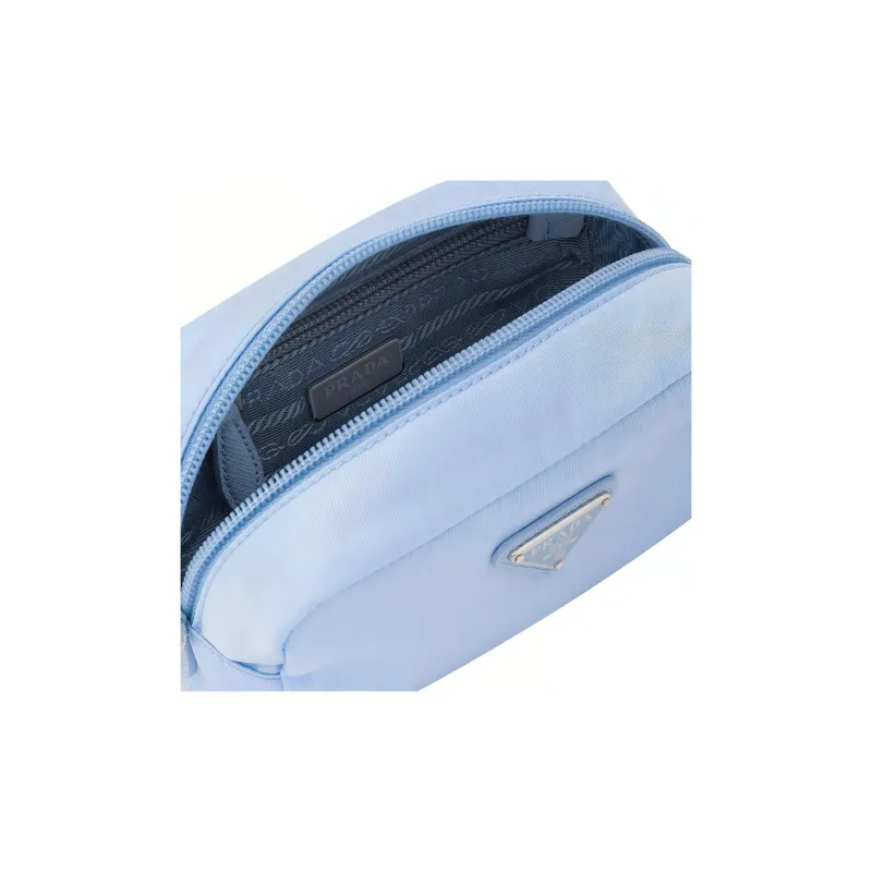 PRADA Recycled Nylon Clutch Women's Light Blue-3