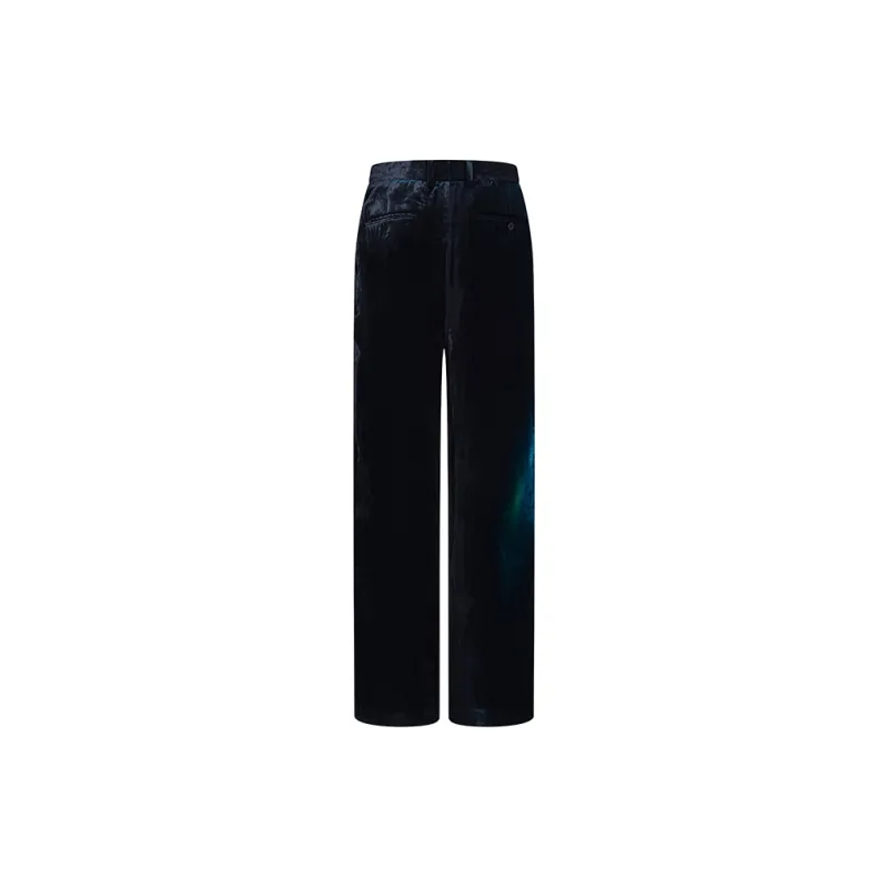 RARE Suit Pants Casual Pants Men's Black Blue-2