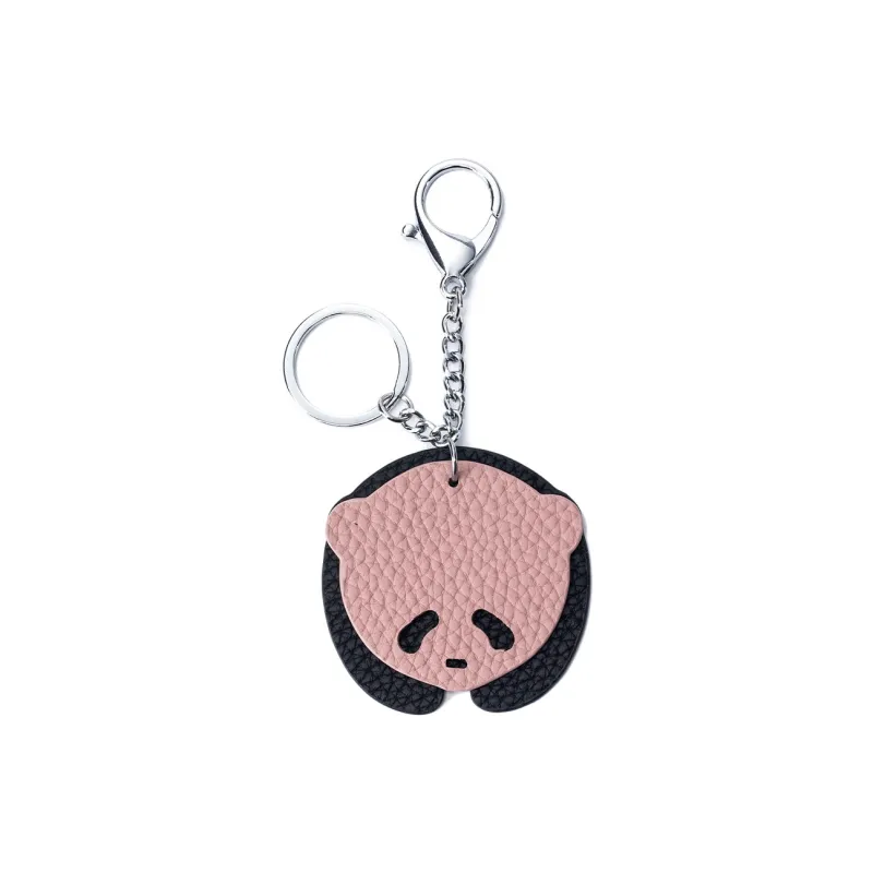 Tong Tong Rabbit Top Grain Cow Leather Keychains Unisex-5