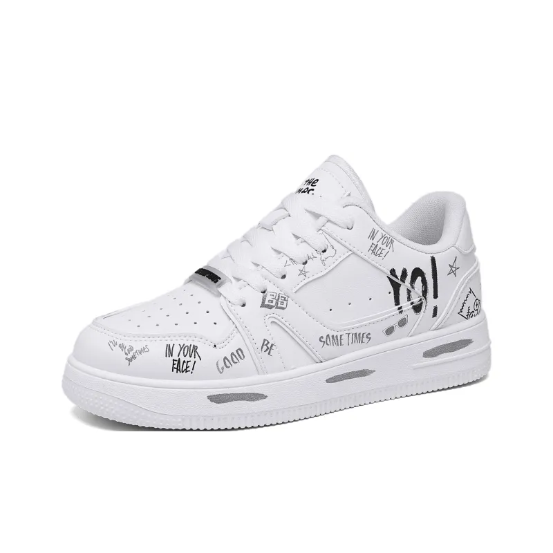 The Simpsons Skateboard Shoes Unisex Low Top Mismatched/White Red/White Black/White-4